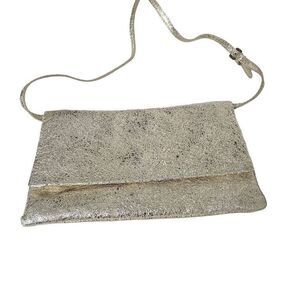 Bebe gold shoulder/clutch bag